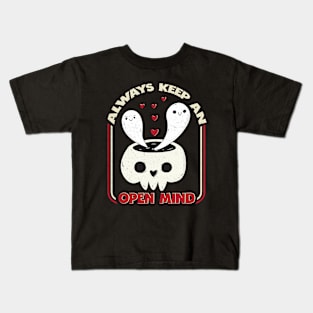 Always Keep An Open Mind Kids T-Shirt